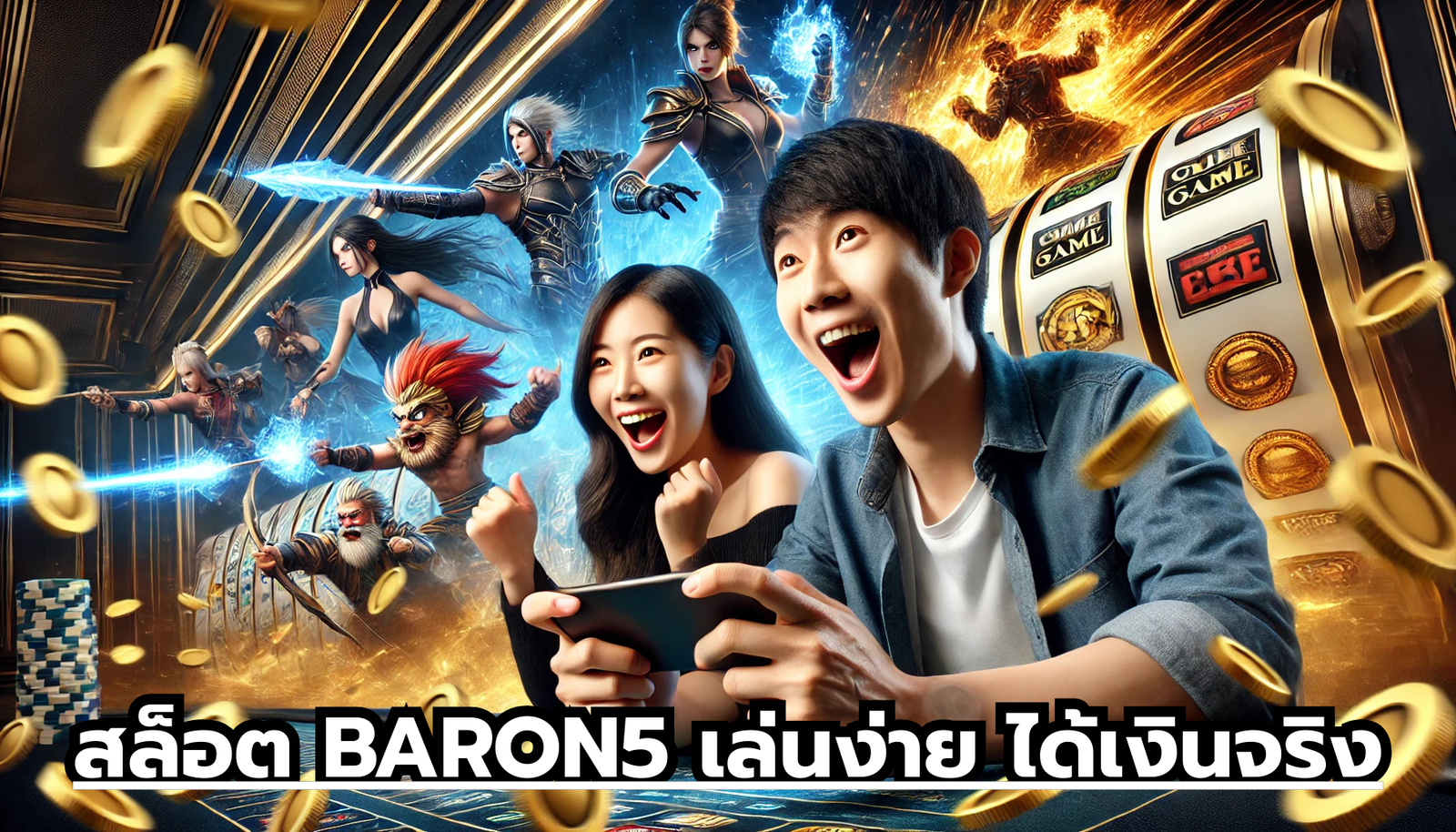 สล็อต BARON5 เล่นง่าย ได้เงินจริง