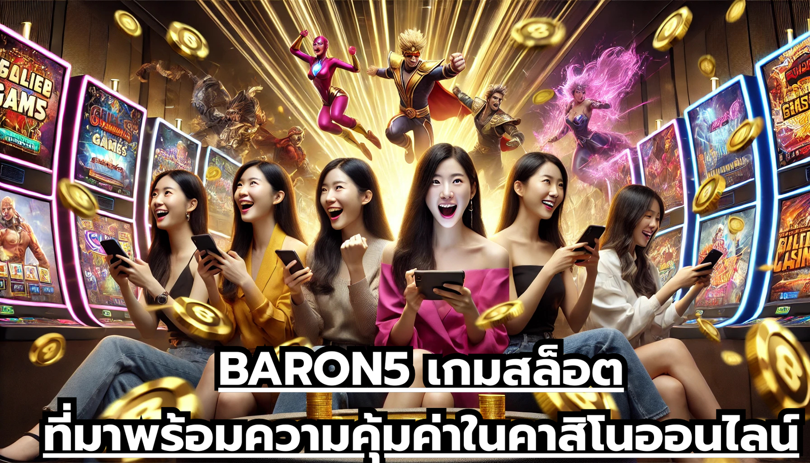 BARON5 เกมสล็อตที่มาพร้อมความคุ้มค่าในคาสิโนออนไลน์