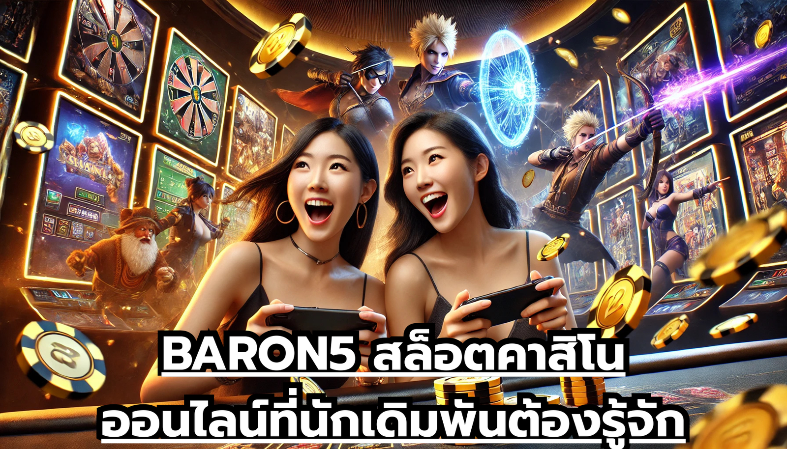 BARON5 สล็อตคาสิโนออนไลน์ที่นักเดิมพันต้องรู้จัก