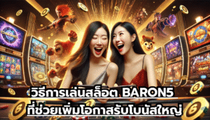 วิธีการเล่นสล็อต BARON5 ที่ช่วยเพิ่มโอกาสรับโบนัสใหญ่