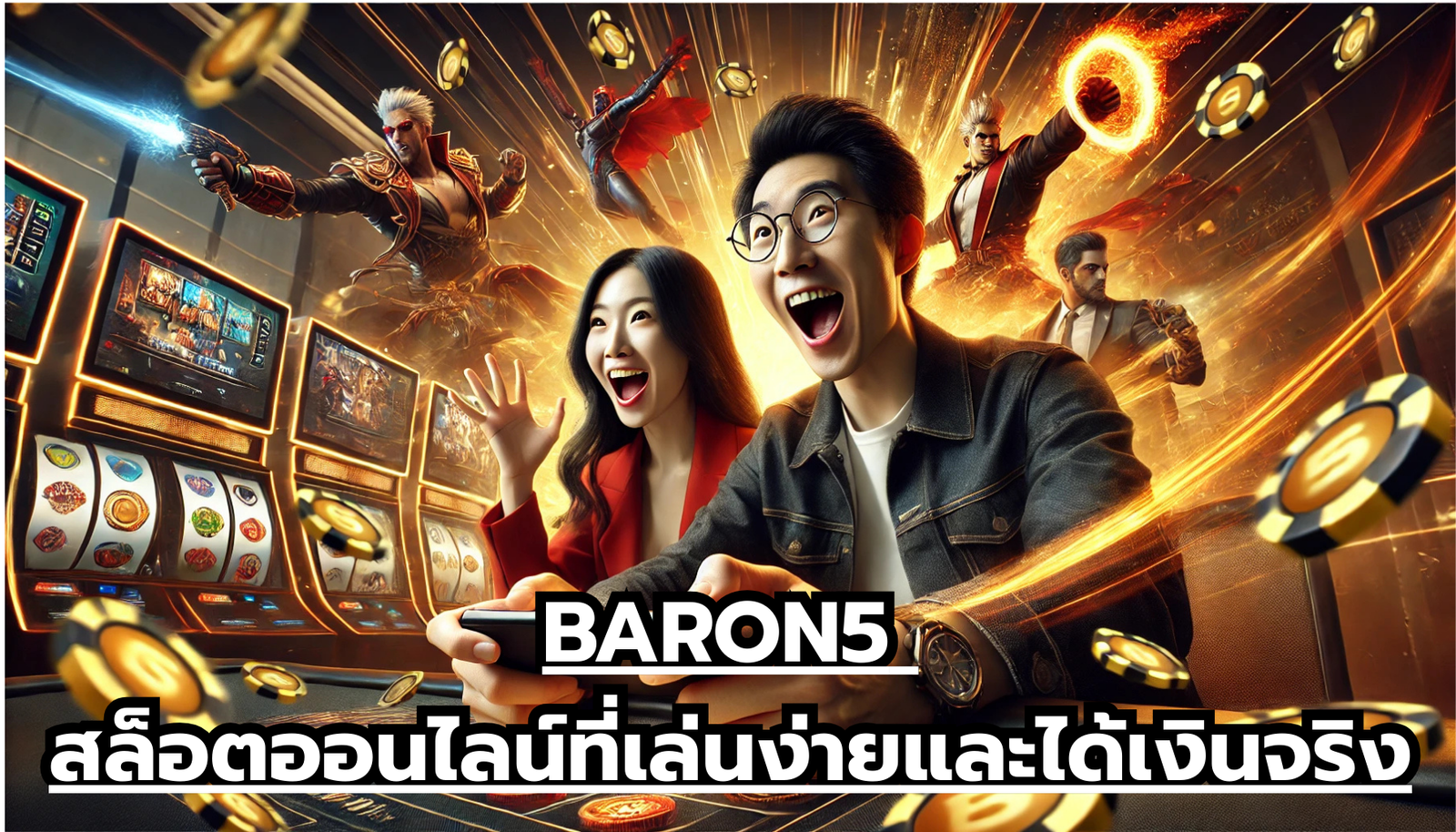 BARON5 สล็อตออนไลน์ที่เล่นง่ายและได้เงินจริง
