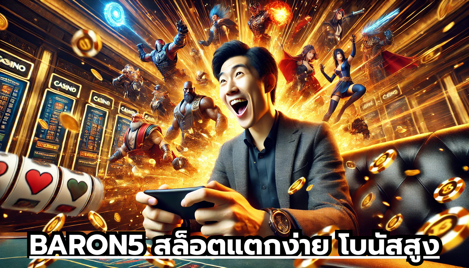 BARON5 สล็อตแตกง่าย โบนัสสูง