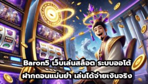 Baron5 เว็บเล่นสล็อต ระบบออโต้ ฝากถอนแม่นยำ เล่นได้จ่ายเงินจริง-4