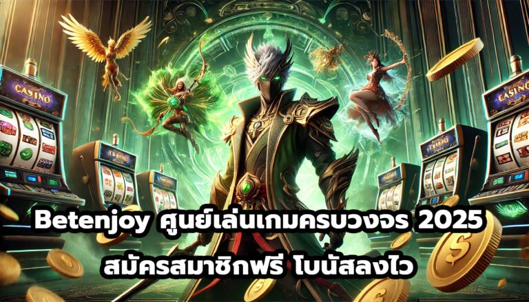 Betenjoy ศูนย์เล่นเกมคาสิโน ครบวงจร 2025 สมัครสมาชิกฟรี โบนัสลงไว-5